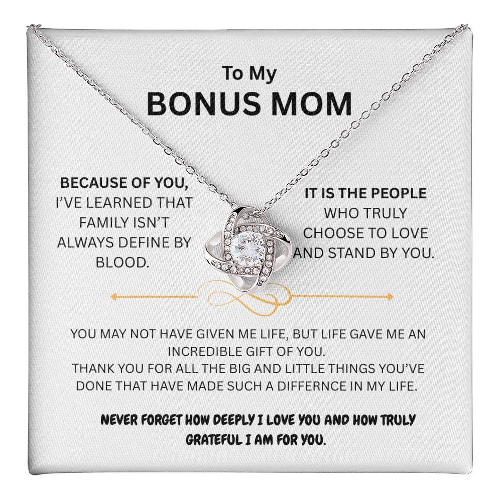 Love Knot Necklace (Yellow & White Gold Variants)