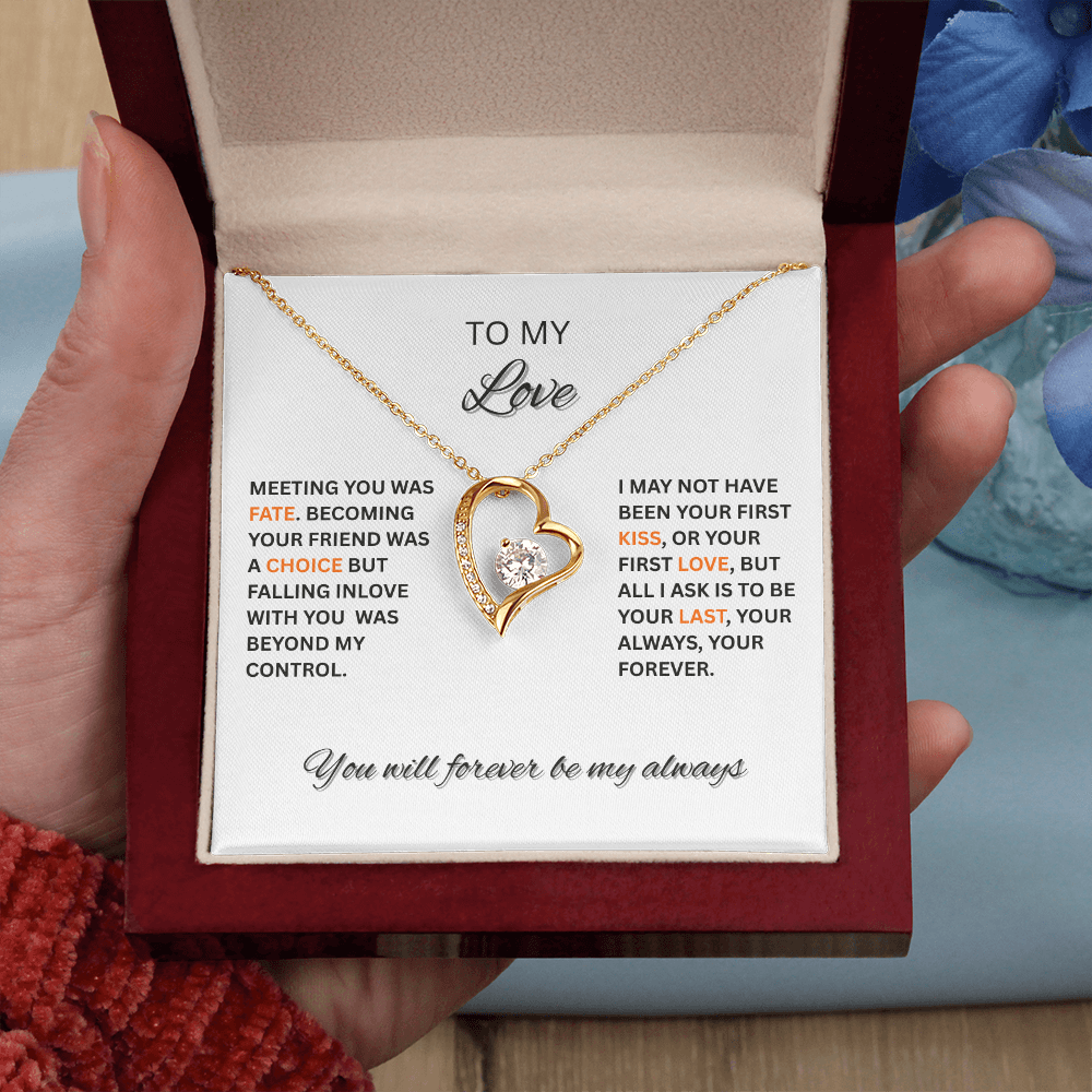 Forever Love Necklace - Personalized To My Love