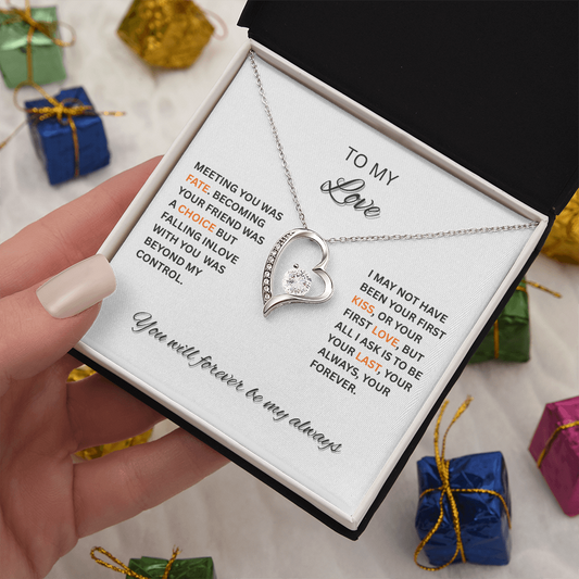 Forever Love Necklace - Personalized To My Love