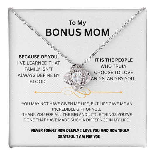 Love Knot Necklace (Yellow & White Gold Variants)