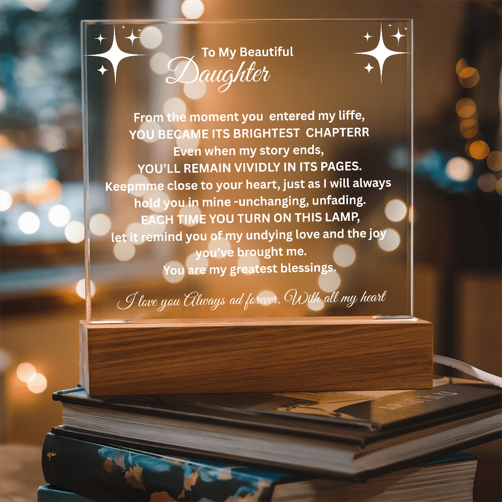 To My Daughter, Brightest Chapter