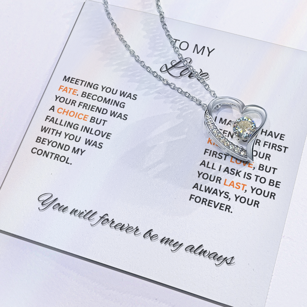 Forever Love Necklace - Personalized To My Love
